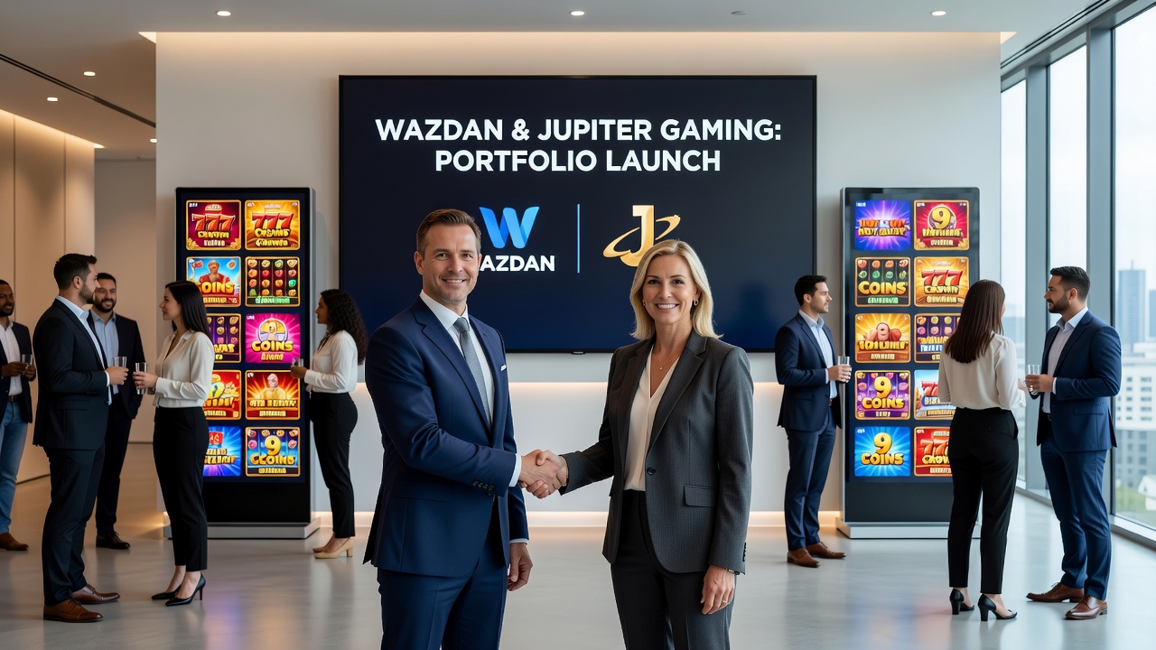 Jupiter Gaming casino lobby screenshot showing Wazdan titles