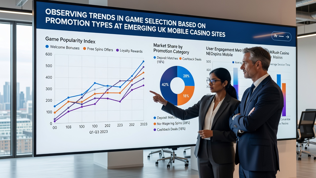 Mobile casino interface displaying promotion banners and popular game categories selected by users